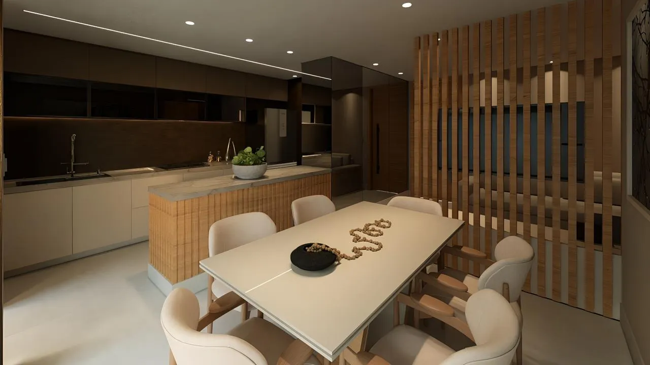 Cozinha gourmet integrada